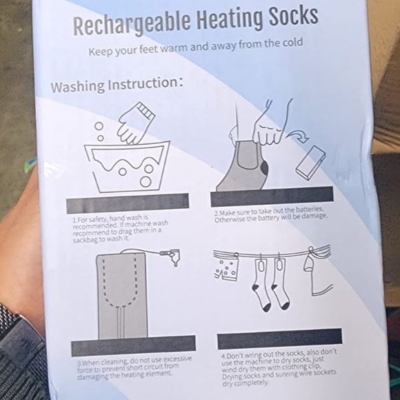 Electric heated socks - Picture 3 of 5